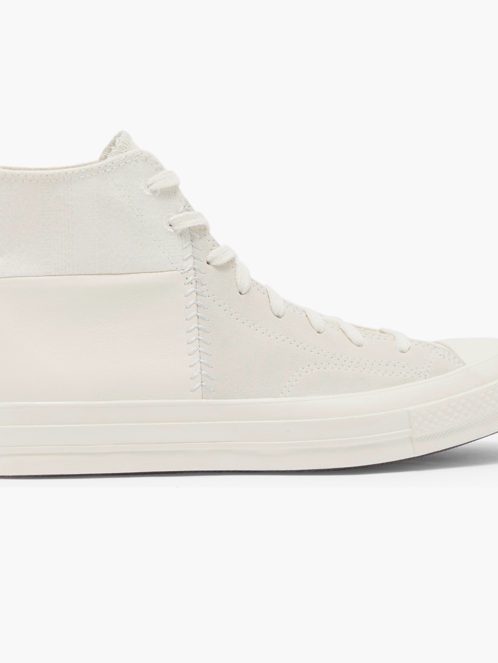 Converse White Multi Material Sneaker